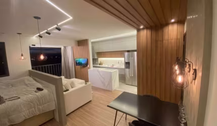 Apartamento no Edifício Freedom Palhano á venda, 45m², porteira fechada por 580.000,00