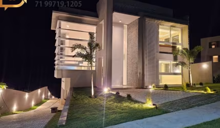Casa em condomínio fechado com 7 quartos à venda no Alphaville (Abrantes), Camaçari , 480 m2 por R$ 3.280.000