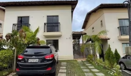 Casa em condomínio fechado com 4 quartos para alugar no Abrantes, Camaçari , 166 m2 por R$ 4.800
