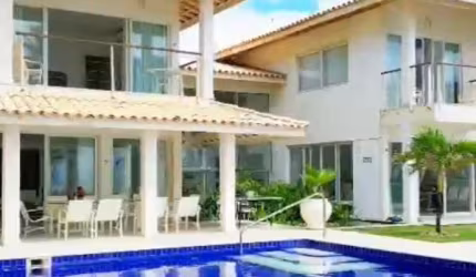 Casa em condomínio fechado com 6 quartos para alugar no Abrantes, Camaçari , 1065 m2 por R$ 45.000