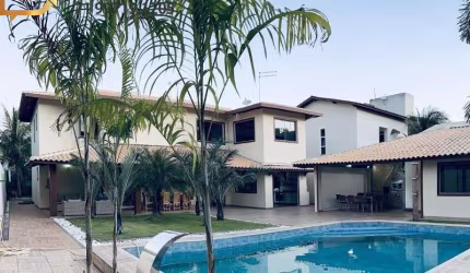 Casa Alto Padrão Mobiliada 5/4 suítes com piscina privativa Reserva Buscaville,Busca vida.Abrantes, Camaçari.Infraestrutura,churrasqueira. Condomínio
