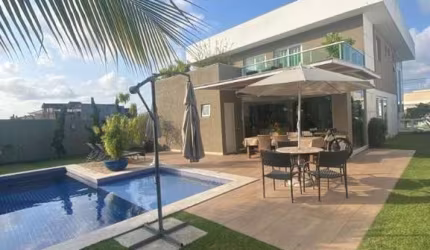 Casa em condomínio fechado com 4 quartos à venda no Abrantes, Camaçari , 527 m2 por R$ 2.400.000