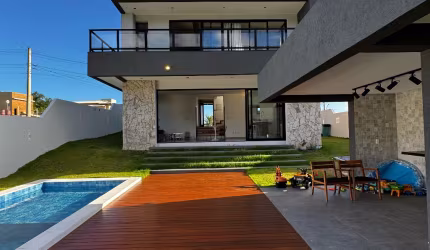 Excelente Casa 4/4 suítes no Alphaville Litoral Norte 3