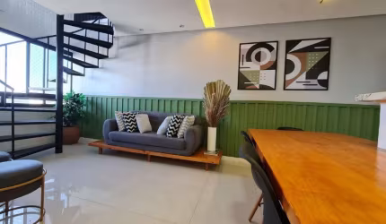 Apartamento cobertura finamente decorada a venda  2/4 (01 suíte) Espaço Gourmet - Maré Nostrum