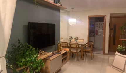 Alugo Apartamento Mobiliado 3/4 ( 2 suítes ) em Pitangueiras