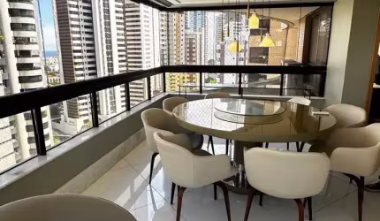 Apartamento Super luxo 4/4 suítes no Candeal Salvador