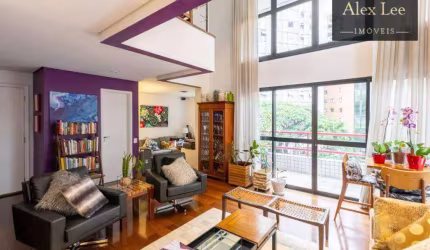 Apartamento duplex no Galerie des Arts, na Rua Itacema, Itaim