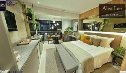 Sky Pinheiros, studio com 28 m² em andar alto