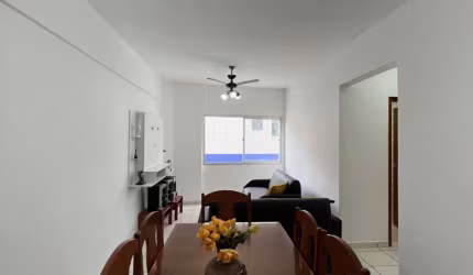 Lindo Apto 100mts da Praia Mobiliado por $360mil