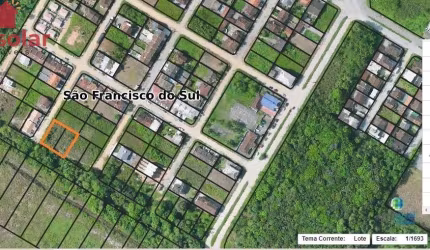 Terreno à venda no bairro Rocio Grande - São Francisco do Sul/SC
