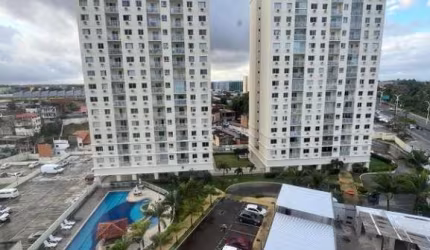 Apartamento 2 quartos, suite e varanda medindo 66 m² no sétimo andar do Citta Itapuan na Dorival Caymmi totalmente mobiliado venda em Itapua Salvador