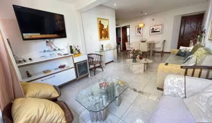 Apartamento 3/4 com 109 m² sala ampla, varanda integrada vender no Edifício Cidade Jardim Candeal