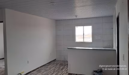 Apartamento amplo com 70 m² 2/4 dormitórios, um suíte, varanda lateral, novo nunca habitado nascente terceiro andar escada localizado alugar Cabula VI