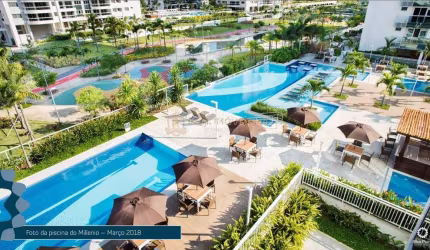 Apartamento com 2 Suítes no cond. Millenio - Bairro Planejado Ilha Pura.