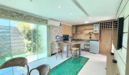 ch/Casa com 03 Dormitórios e 01 Suíte, Semimobiliada em condomínio fechado na Palhoça/SC