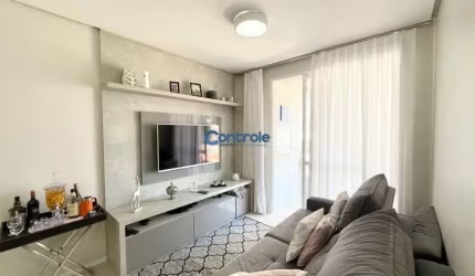 LA/Apartamento mobiliado com 02 dormitórios (com suíte) em Barreiros, São José/SC