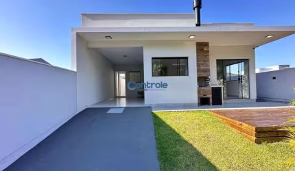 Casa nova e pronta para morar com 3 Dorm (01 suíte) - Bairro Lisboa - São José/SC