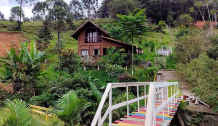 Sítio / Chácara para Venda em Águas Mornas, Loeffelscheidt, 2 dormitórios, 1 banheiro, 2 vagas