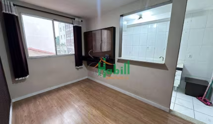 Apartamento com 2 dormitórios para alugar, 48 m² por R$ 1.456/mês - Vila Figueira - Suzano/SP