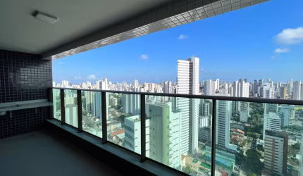 EA-Melhor valor 4 quartos no bairro da Torre, prédio novo, 123m², lazer completo, 2 vagas