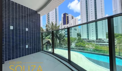 KS-MEGA OPORTUNIDADE EM ALTO PADRÃO EM BOA VIAGEM COM UMA BELA VARANDA NASCENTE- 135m²-  ÓTIMA LOCALIZAÇÃO.