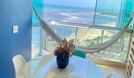 EA-Oportunidade apartamento em Candeias vista mar, andar alto, reformado, 64m² e lazer completo