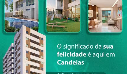 EA-Corre que são as últimas unidades disponíveis, apartamento novo em Candeias, 2 quartos,58m² e lazer completo