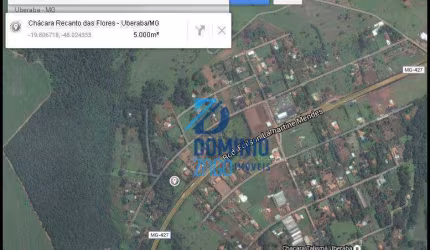 Área à venda, 5000 m² por R$ 600.000,00 - Recanto Das Flores - Uberaba/MG