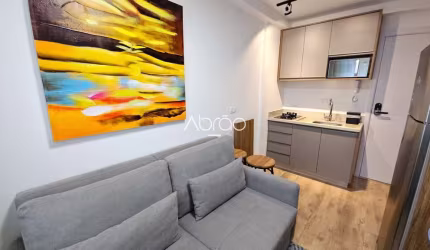 Apartamento mobiliado para alugar no Batel com vaga de garagem – 1 Quarto - 24m² | Ref 502