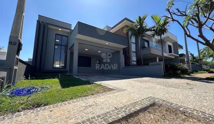 Casa à venda em Paulínia, Condomínio Terras da Estância, com 3 suítes, com 137 m², Vila Monte Alegre.