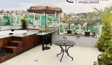 Cobertura à venda, 4 quartos, 1 suíte, 2 vagas, Santa Lúcia - Belo Horizonte/MG