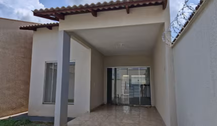 CASAS   A VENDA 2 QTOS COM SUÍTE INDIVIDUAL LOTE 150M2 100% FINAN..CEF... TRÊS PODERES LUZIÂNIA-GO