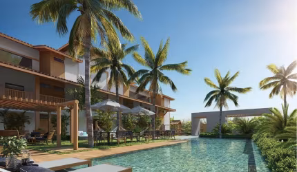 Apartamento Térreo 3/4 (2 suites) - Luna Guarajuba