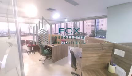 Excelente sala comercial, com 87m², 3 banheiros , 2 vagas no Tatuapé
