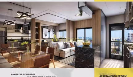 Apartamento à venda 2 Quartos, 1 Suite, 1 Vaga, 58.45M², Jardim Esplanada, São José dos Campos - SP