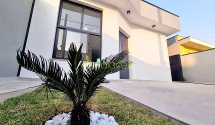Casa térrea moderna com 3 dormitórios, suíte, closet, área gourmet e acabamentos de alta qualidade