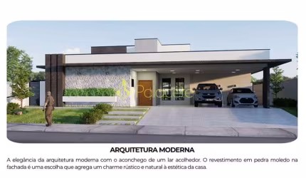Uma Residência Térrea Unifamiliar em Pindamonhangaba, Projetada com Materiais de Alta Qualidade e A