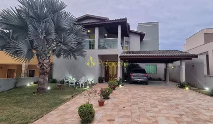 Magnífica Casa no Condomínio Reserva dos Lagos: Espaços Amplos, Acabamentos de Alto Padrão e Vista