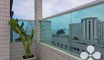 Apartamento com 2 dormitórios à venda, 121 m² por R$ 1.070.000,00 - José Menino - Santos/SP