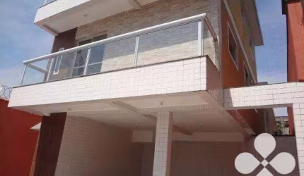 Sobrado com 3 dormitórios à venda, 92 m² por R$ 375.000,00 - Catiapoã - São Vicente/SP