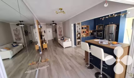 Apartamento à venda com vista para o mar na Ponta da Praia/Santos – 2 dormitórios, 103 m², mobiliado