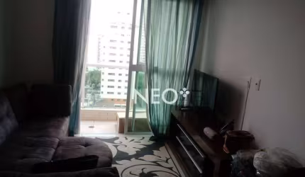 Apartamento com 1 dormitório para alugar, 51 m² por R$ 3.800,00/mês - José Menino - Santos/SP