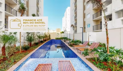 Apartamento de 60m² com 3 quartos e vaga de carro