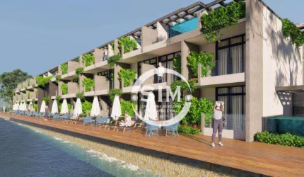Flat com 1 dormitório à venda, 29 m² por R$ 480.000 - Passagem - Cabo Frio/RJ