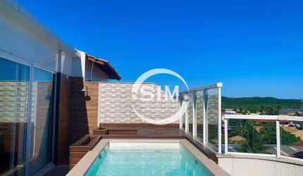 Cobertura com 3 dormitórios à venda, 180 m² por R$ 1.900.000 - Passagem - Cabo Frio/RJ