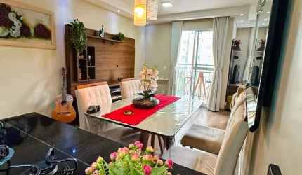 Apartamento mobiliado com 59 metros na avenida dom jaime.
