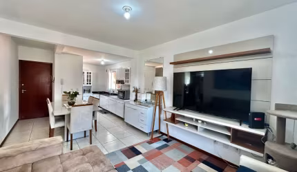 Apartamento 02 dormitórios semimobiliado em São José