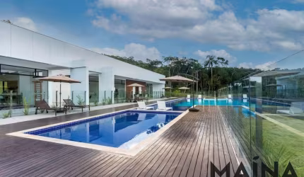 Terreno em condomínio fechado à venda no Ponta Aguda, Blumenau , 375 m2 por R$ 350.000
