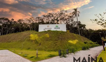 Terreno em condomínio fechado à venda no Ponta Aguda, Blumenau , 398 m2 por R$ 350.000