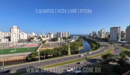 3 Quartos Vista Livre na Pituba
